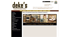 Desktop Screenshot of dekesfurniture.com
